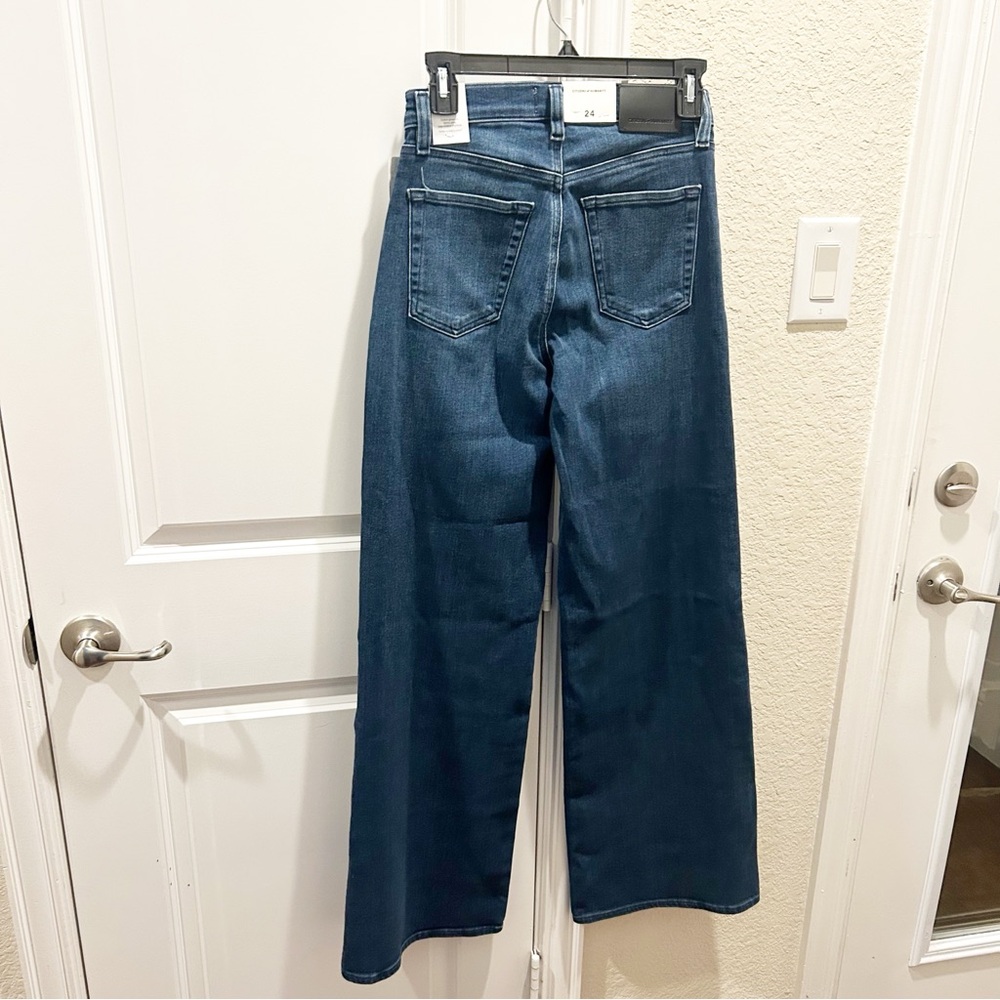 NWT Citizens of Humanity Raven Patch Pocket Wide Leg Jeans Regency Free People - Picture 8 of 8